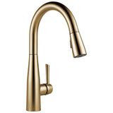 Delta Faucet - Essa Single Handle Pull-Down Kitchen Faucet - Champagne Bronze