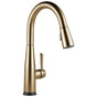 Delta Faucet - Essa VoiceIQ Single Handle Pull-Down Faucet with Touch2O Technology - Champagne Bronze