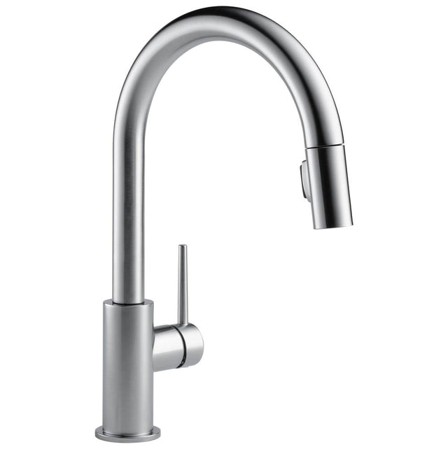 Delta Faucet - Trinsic Single Handle Pull-Down Kitchen Limited Swivel - Arctic Stainless