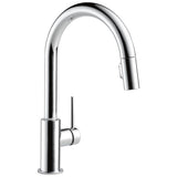 Delta Faucet - Trinsic Single Handle Pull-Down Kitchen Faucet - Chrome