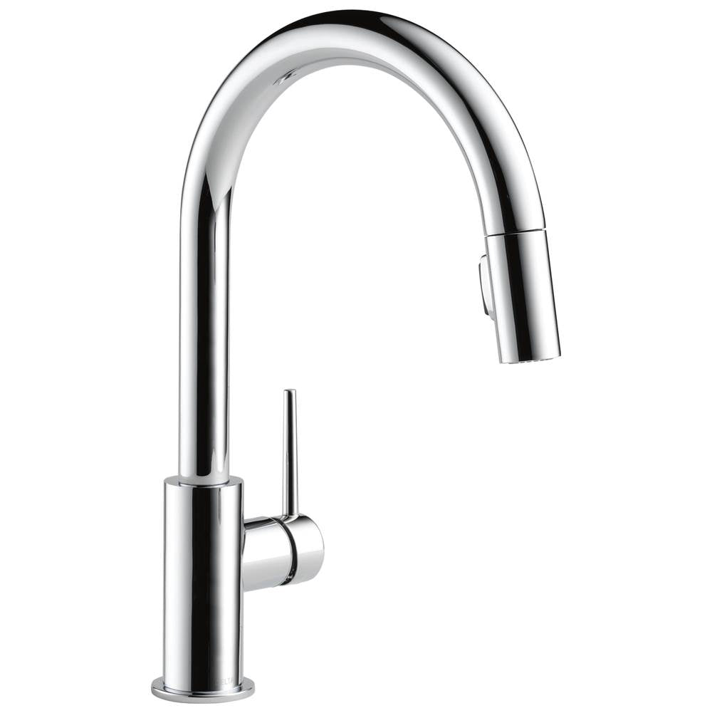 Delta Faucet - Trinsic Single Handle Pull-Down Kitchen Limited Swivel - Chrome