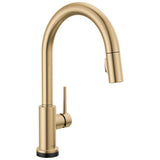 Delta Faucet - Trinsic VoiceIQ Kitchen Faucet with Touch2O with Touchless Technology - Champagne Bronze