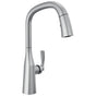 Delta Faucet - Stryke Single Handle Pull Down Kitchen Faucet - LumicoatÂ® Arctic Stainless