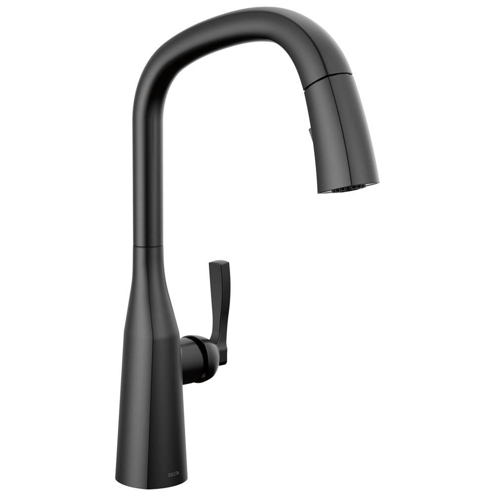 Delta Faucet - Stryke Single Handle Pull Down Kitchen Faucet - Matte Black