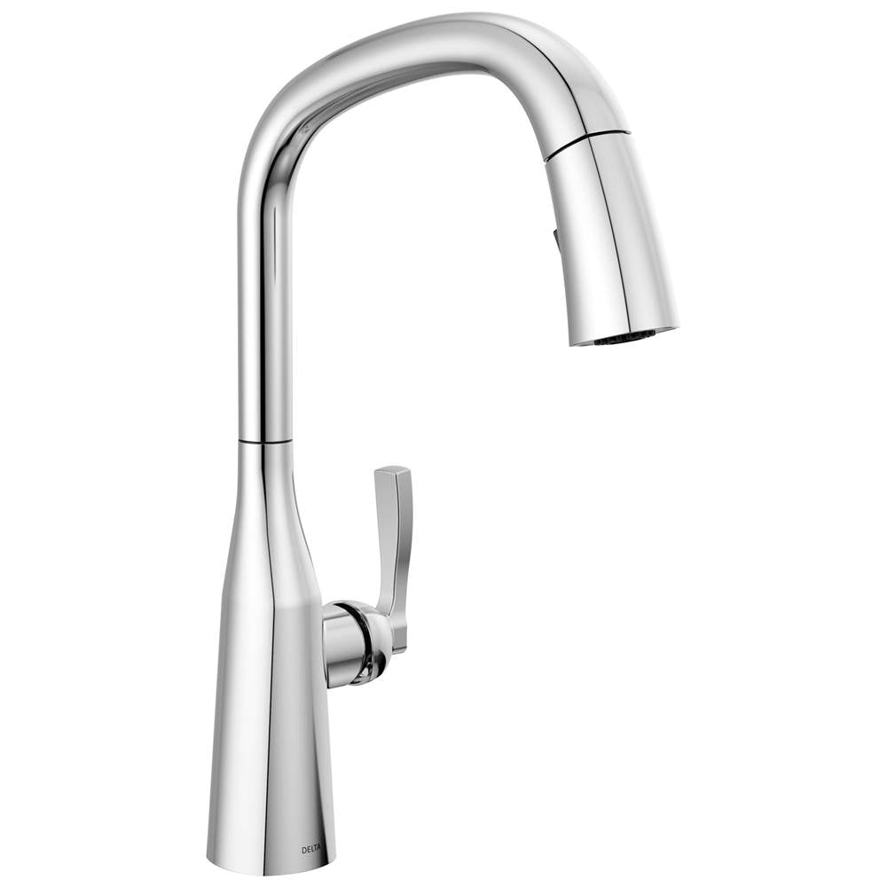 Delta Faucet - Stryke Single Handle Pull Down Kitchen Faucet - LumicoatÂ® Chrome