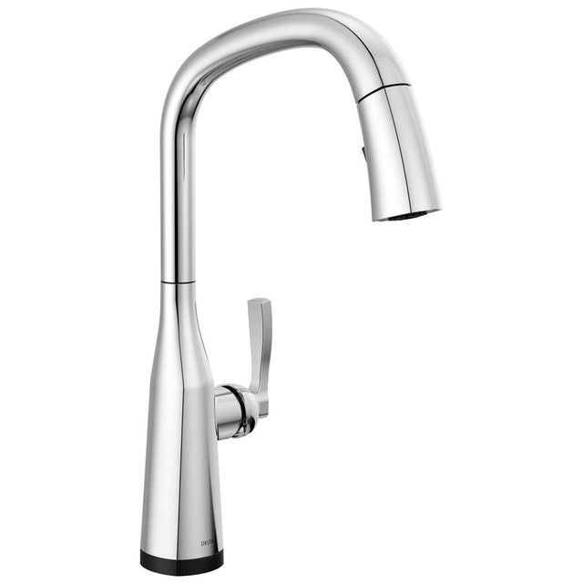 Delta Faucet - Stryke VoiceIQ Single Handle Pull-Down Faucet with Touch2O Technology - LumicoatÂ® Chrome