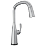 Delta Faucet - Stryke Touch2O Pull-Down Kitchen 1L w/ Voice - LumicoatÂ® Arctic Stainless