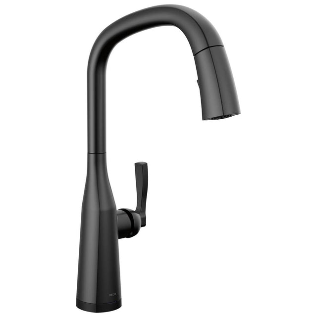 Delta Faucet - Stryke Touch2O Pull-Down Kitchen 1L w/ Voice - Matte Black