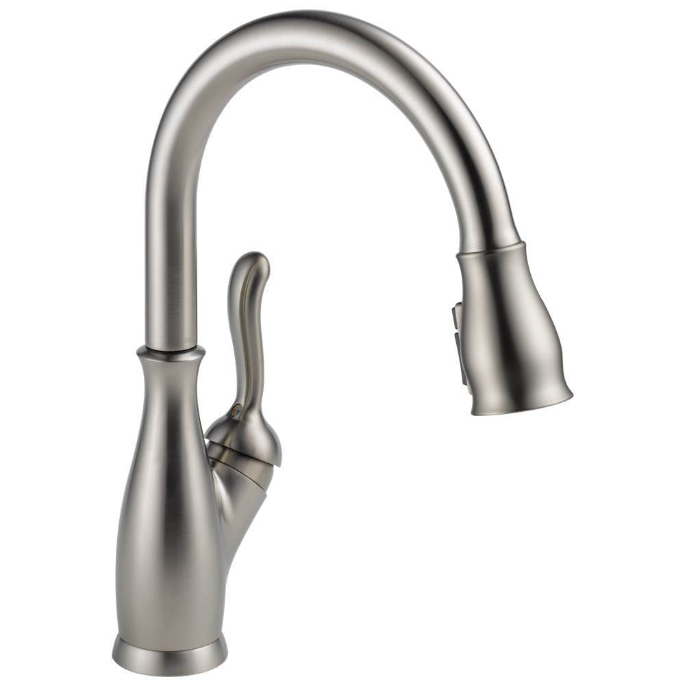 Leland Single Handle Pull-Down Kitchen Faucet with ShieldSpray Technology