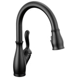 Delta Faucet - Leland Touch2O Kitchen Faucet with Touchless Technology - Matte Black