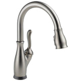 Delta Faucet - Leland VoiceIQ Kitchen Faucet with Touch2O with Touchless Technology - Spotshield Stainless