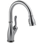 Delta Faucet - Leland VoiceIQE Single Handle Pull-Down Faucet with Touch2O Technology - Arctic Stainless