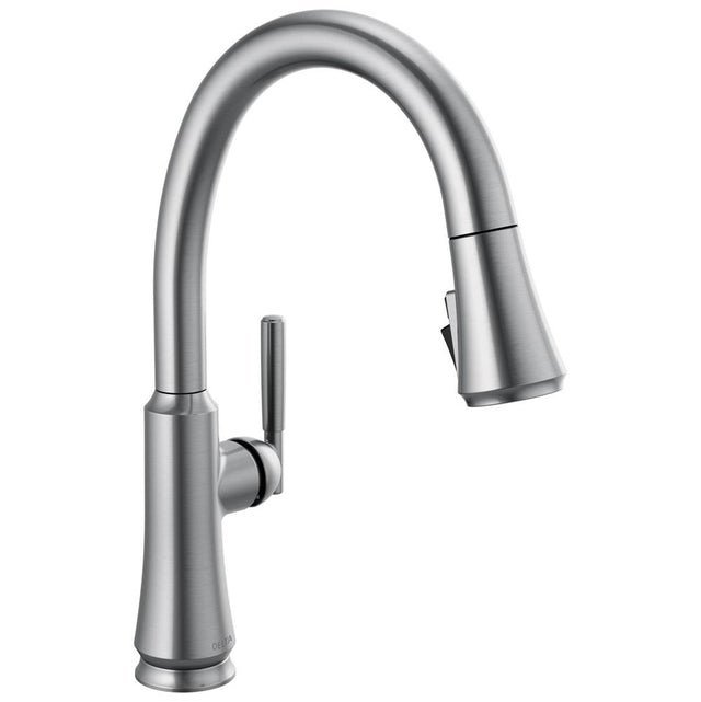 Delta Faucet - CorantoE Single Handle Pull Down Kitchen Faucet - Arctic Stainless
