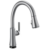 Delta Faucet - CorantoE Single Handle Pull Down Kitchen Faucet with Touch<sub>2</sub>O Technology - Arctic Stainless