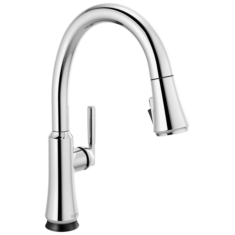 Delta Faucet - CorantoE Single Handle Pull Down Kitchen Faucet with Touch<sub>2</sub>O Technology - Chrome