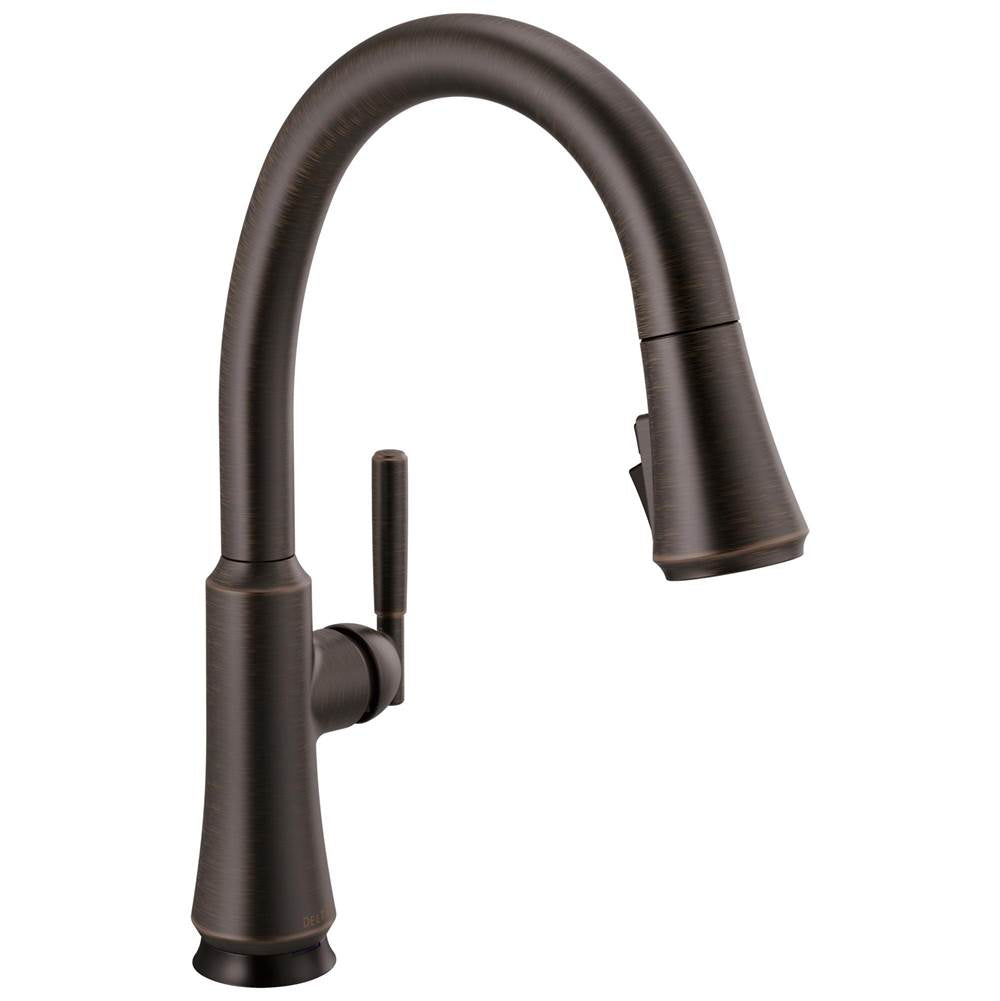 Delta Faucet - CorantoE Single Handle Pull Down Kitchen Faucet with Touch<sub>2</sub>O Technology - Venetian Bronze