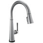 Delta Faucet - EmmelineE Touch2O Technology Kitchen Faucet with Touchless Technology - LumicoatÂ® Arctic Stainless