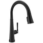 Delta Faucet - EmmelineE Touch2O Technology Kitchen Faucet with Touchless Technology - Matte Black