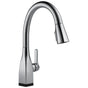 Delta Faucet - Mateo Single Handle Pull-Down Kitchen Faucet with Touch<sub>2</sub>O and ShieldSpray Technologies - Arctic Stainless