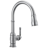 Delta Faucet - BroderickE Single Handle Pull-Down Kitchen Faucet - Arctic Stainless