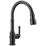Delta Faucet - BroderickE Single Handle Pull-Down Kitchen Faucet - Matte Black