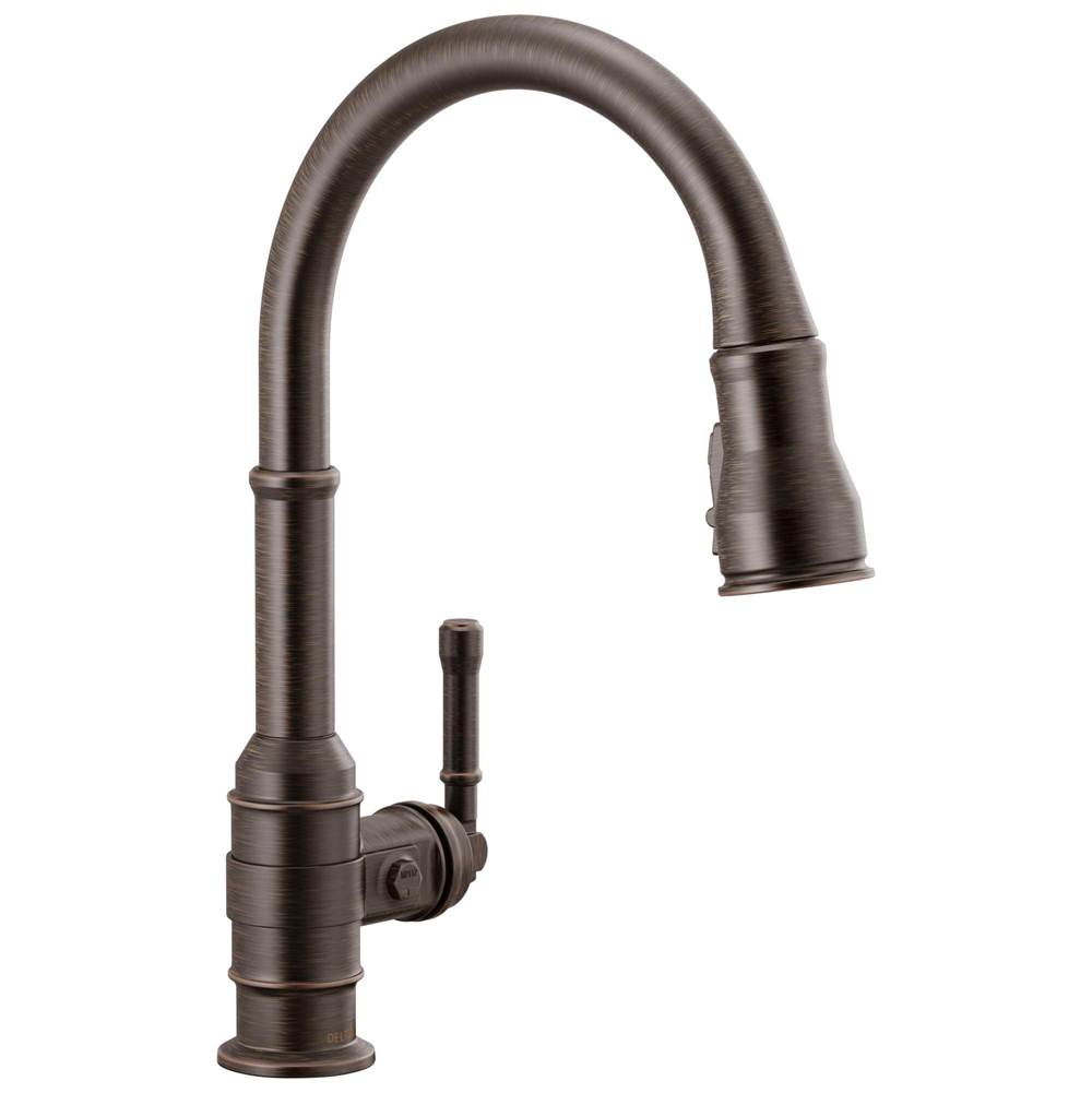 Delta Faucet - BroderickE Single Handle Pull-Down Kitchen Faucet - Venetian Bronze