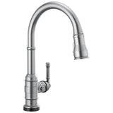Delta Faucet - BroderickE Single Handle Pull-Down Kitchen Faucet With Touch2O Technology - Arctic Stainless