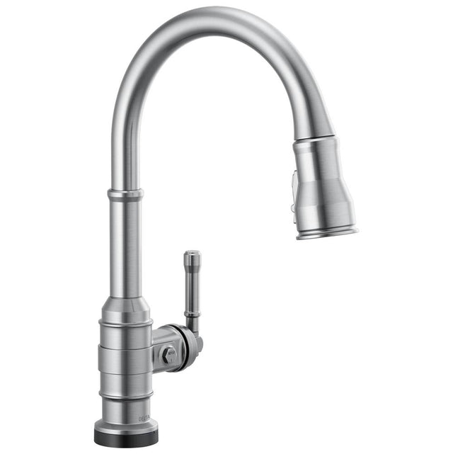 Delta Faucet - BroderickE Touch2O Technology Kitchen Faucet with Touchless Technology - Arctic Stainless