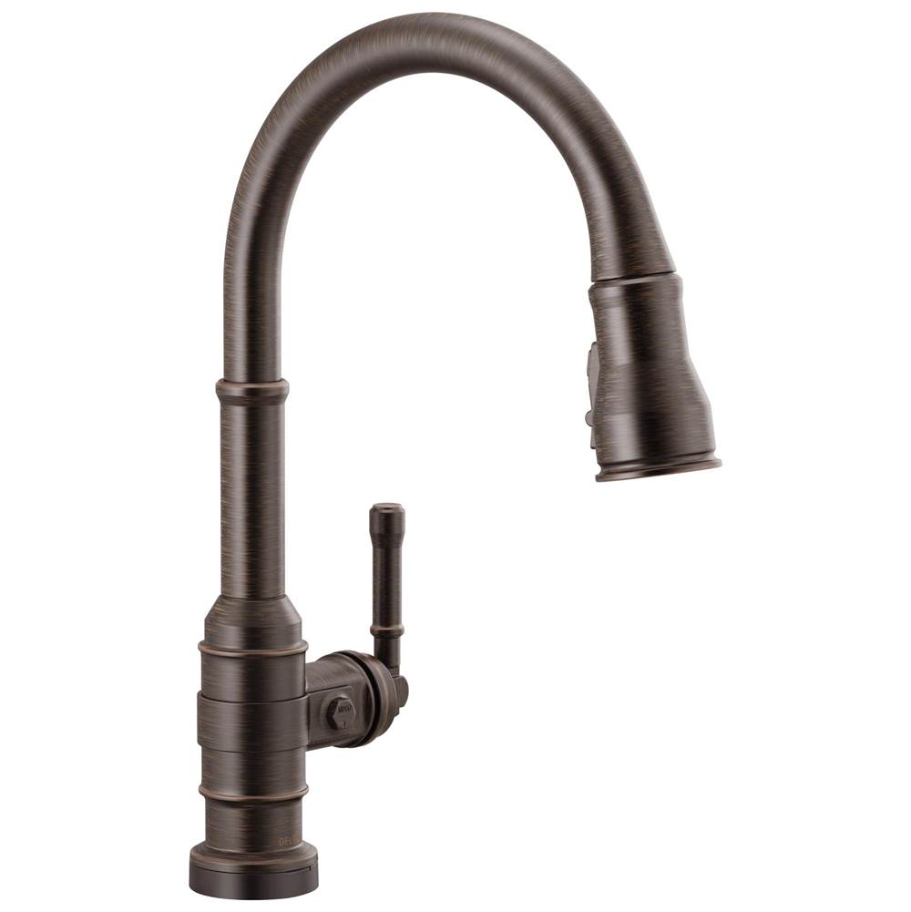 Delta Faucet - BroderickE Touch2O Technology Kitchen Faucet with Touchless Technology - Venetian Bronze