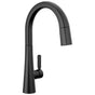 Delta Faucet - MonroviaE Single Handle Pull-Down Kitchen Faucet - Matte Black
