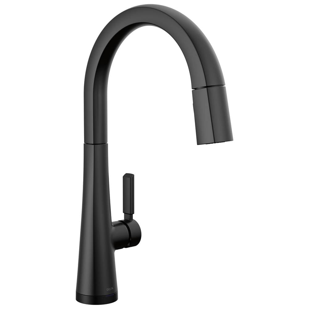 Delta Faucet - MonroviaE Single Handle Pull-Down Kitchen Faucet With Touch2O Technology - Matte Black
