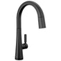 Delta Faucet - MonroviaE Touch2O Technology Kitchen Faucet with Touchless Technology - Matte Black