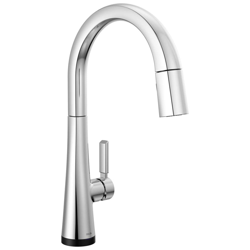 Delta Faucet - MonroviaE Touch2O Technology Kitchen Faucet with Touchless Technology - LumicoatÂ® Chrome