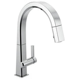 Delta Faucet - PivotalE Single Handle Pull Down Kitchen Faucet - Chrome
