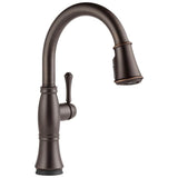 Delta Faucet - CassidyE Single Handle Pull-Down Kitchen Faucet with Touch<sub>2</sub>O and ShieldSpray Technologies - Venetian Bronze