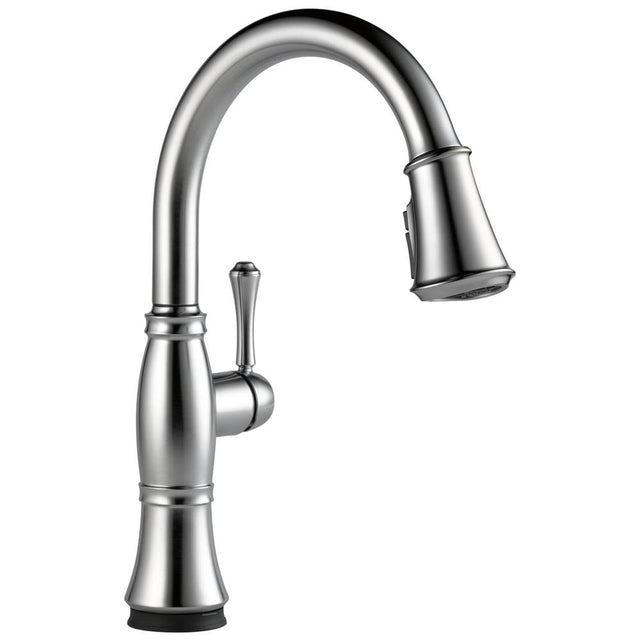 Delta Faucet - CassidyE Touch2O Technology Kitchen Faucet with Touchless Technology - LumicoatÂ® Arctic Stainless