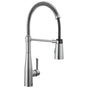 Delta Faucet - Essa Single-Handle Pull-Down Spring Kitchen Faucet - Arctic Stainless