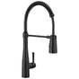 Delta Faucet - Essa Single-Handle Pull-Down Spring Kitchen Faucet - Matte Black