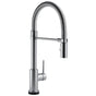 Delta Faucet - Trinsic Single-Handle Pull-Down Spring Kitchen Faucet with Touch<sub>2</sub>O Technology - Arctic Stainless