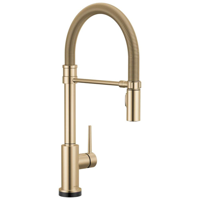 Delta Faucet - Trinsic Touch2O Technology Kitchen Faucet with Touchless Technology - Champagne Bronze