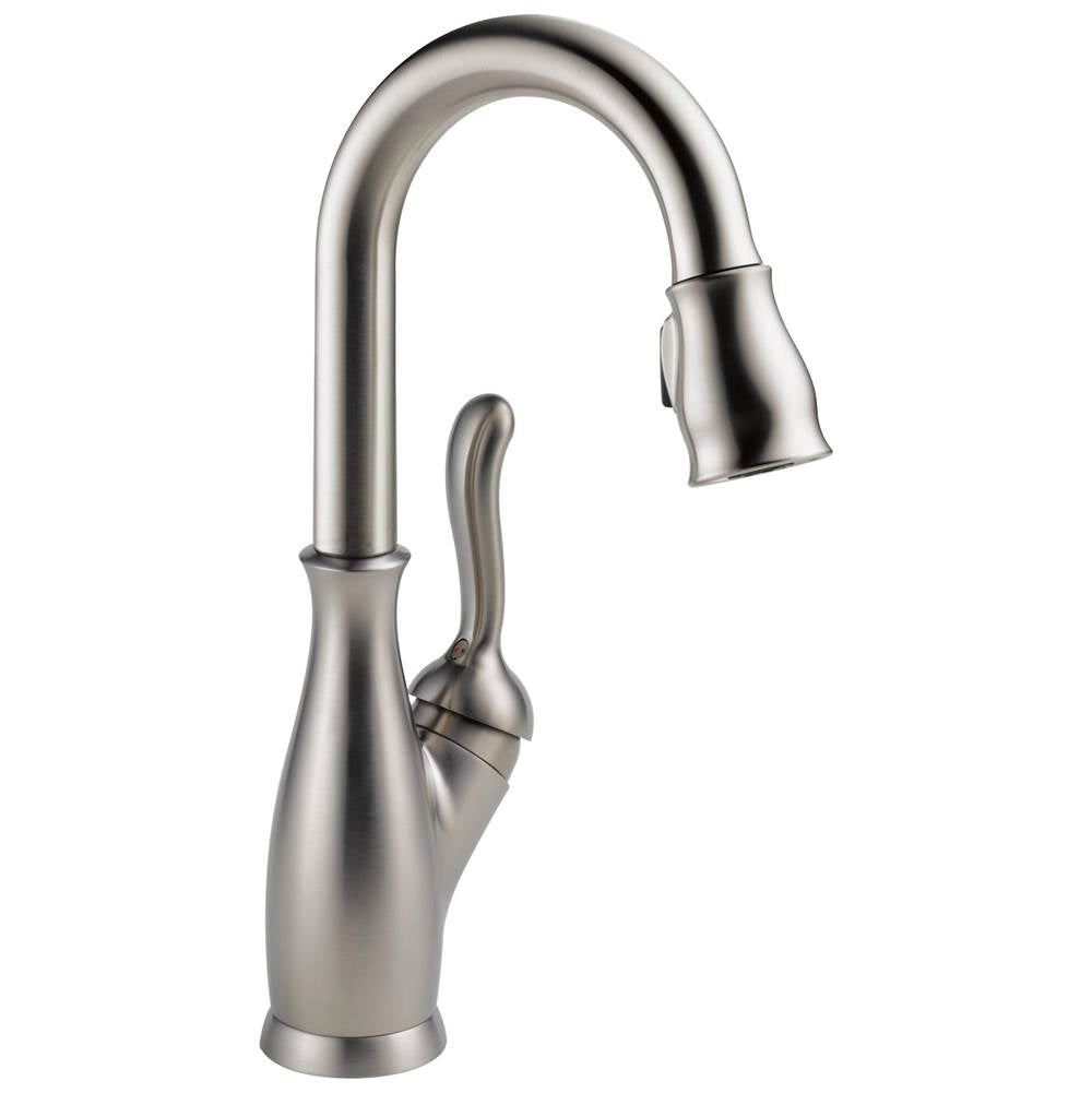 Delta Faucet - Leland Single Handle Pull-Down Bar / Prep Faucet - Spotshield Stainless