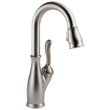 Delta Faucet - Leland Single Handle Pull-Down Bar / Prep Faucet - Spotshield Stainless