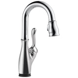 Leland Single Handle Pull-Down Bar / Prep Faucet with Touch<sub>2</sub>O Technology