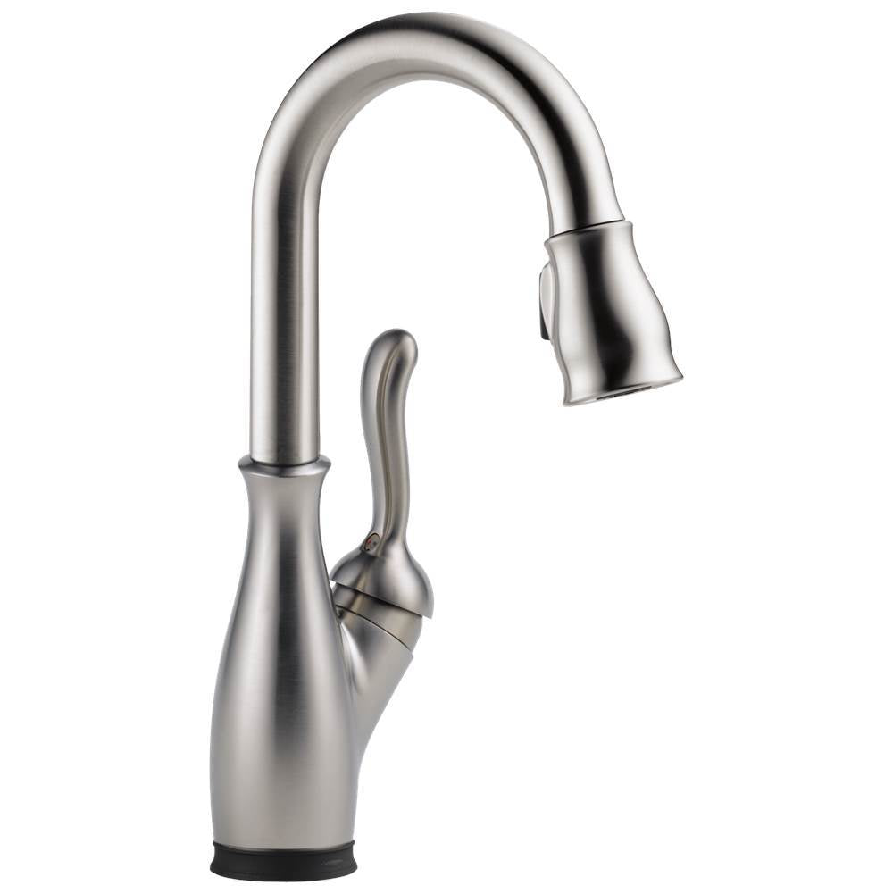 Leland Single Handle Pull-Down Bar / Prep Faucet with Touch<sub>2</sub>O Technology