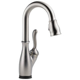 Leland Single Handle Pull-Down Bar / Prep Faucet with Touch<sub>2</sub>O Technology