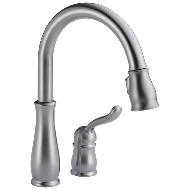 Delta Faucet - Leland Single Handle Pull-Down Kitchen Faucet - Arctic Stainless