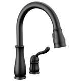 Delta Faucet - Leland Single Handle Pull-Down Kitchen Faucet - Matte Black