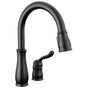 Delta Faucet - Leland Single Handle Pull-Down Kitchen Faucet - Matte Black