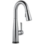 Delta Faucet - Essa Single Handle Pull-Down Bar / Prep Faucet with Touch<sub>2</sub>O Technology - Arctic Stainless