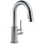 Delta Faucet - Trinsic Single Handle Pull-Down Bar / Prep Faucet - Arctic Stainless